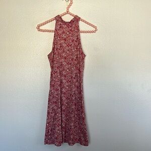 EUC Good Luck Gem Floral Sleeveless Dress Pink sz XS
